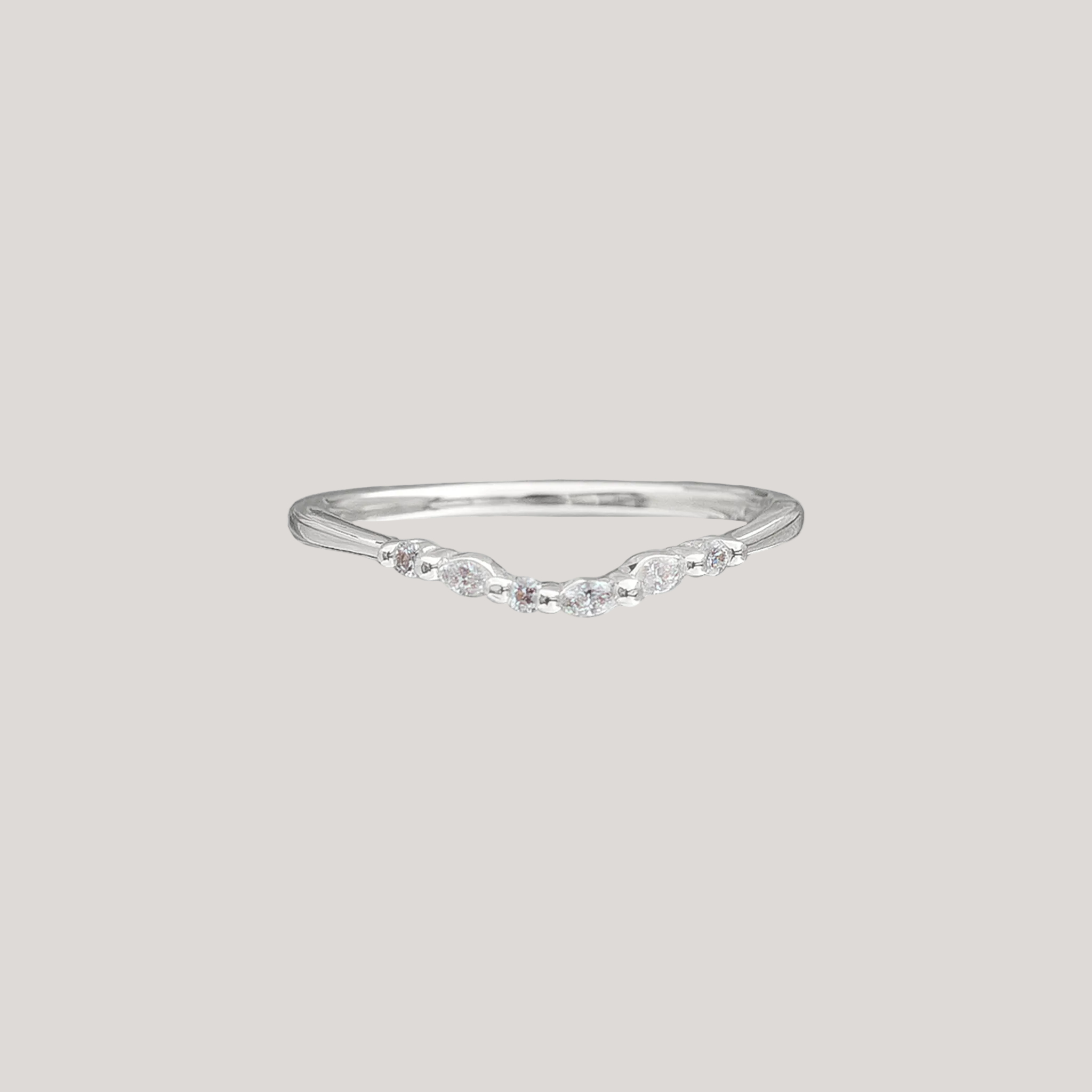 contour wedding band