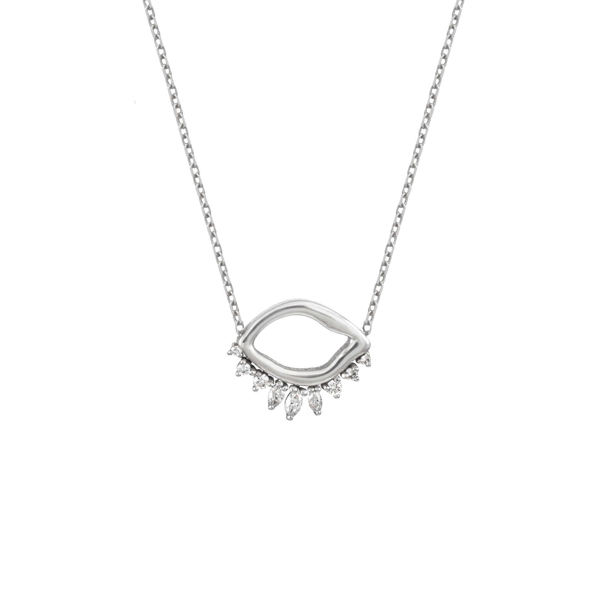 gold evil eye necklace