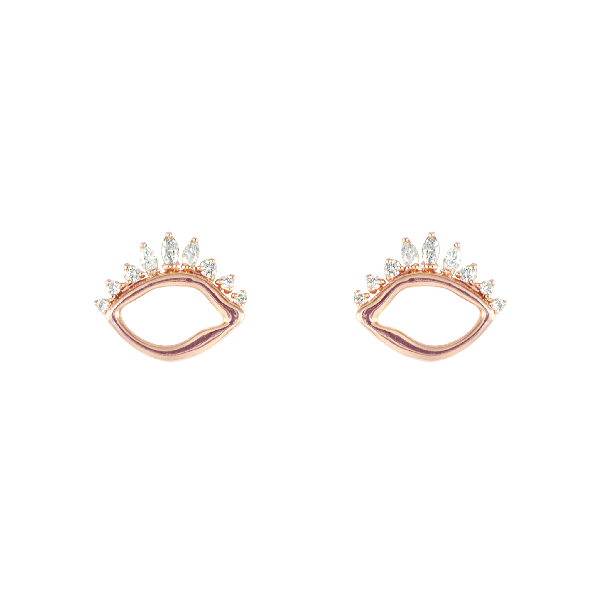 evil eye stud earrings