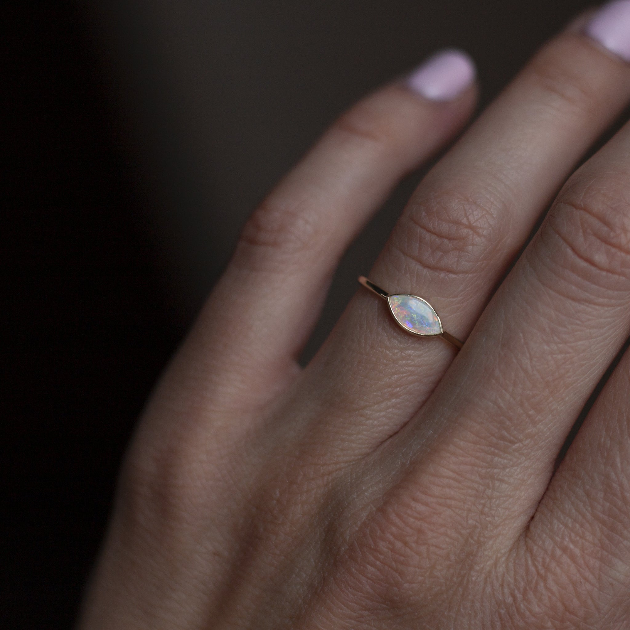 dainty gold ring