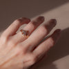 morganite diamond engagement ring