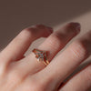 delicate morganite ring