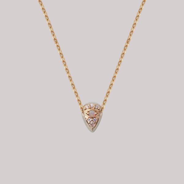 dainty gold charm yellow gold