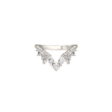 Chevron wedding band