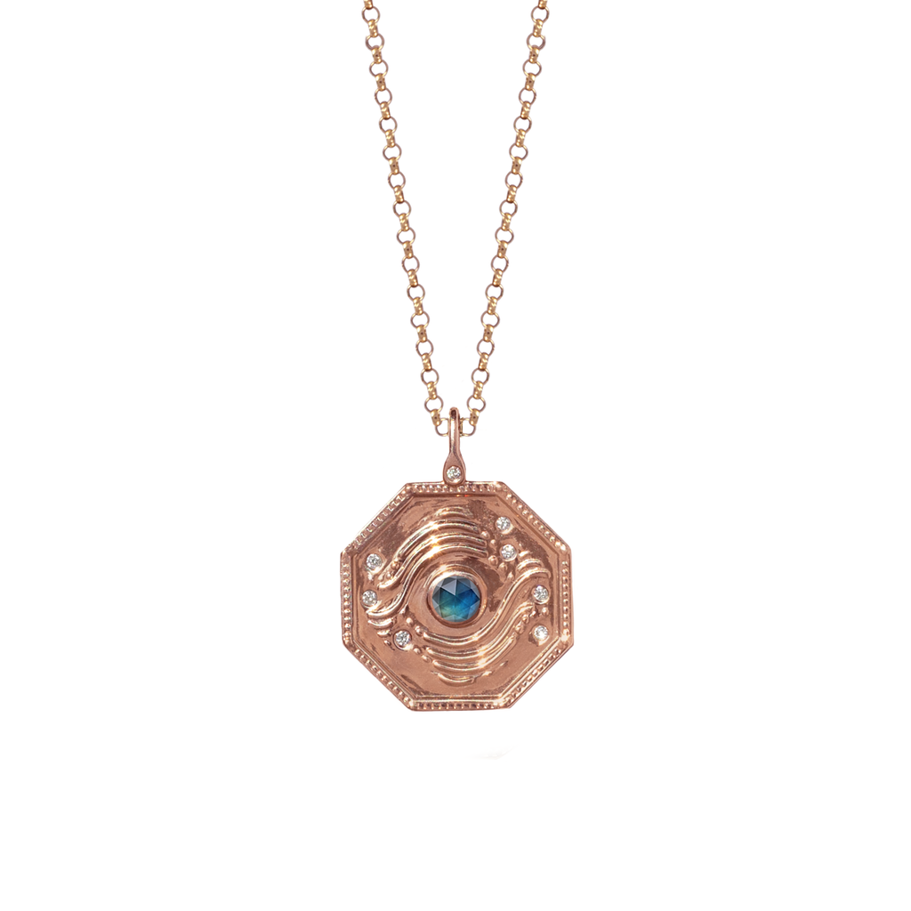 sapphire talisman charm