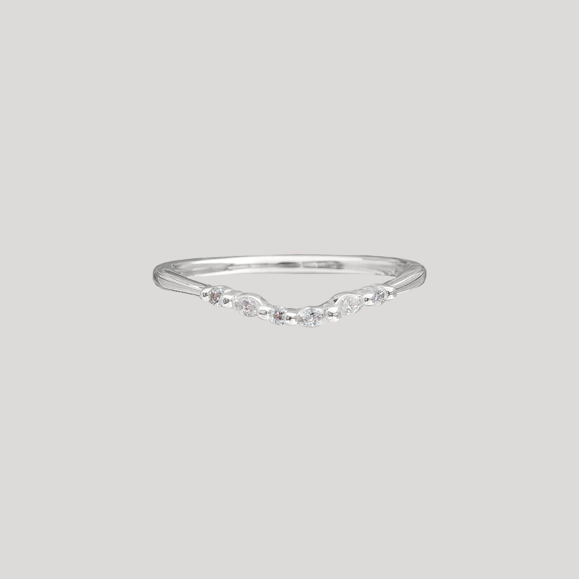 contour wedding band