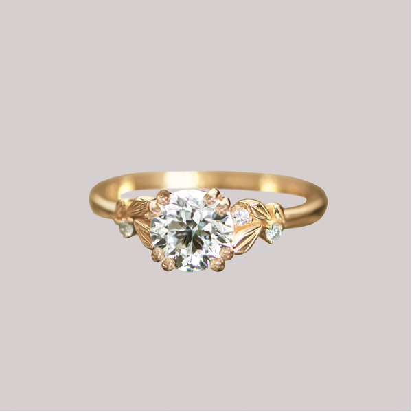 flower engagement ring 