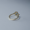 blue sapphire gold ring