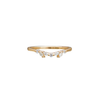 contour wedding band yellow gold