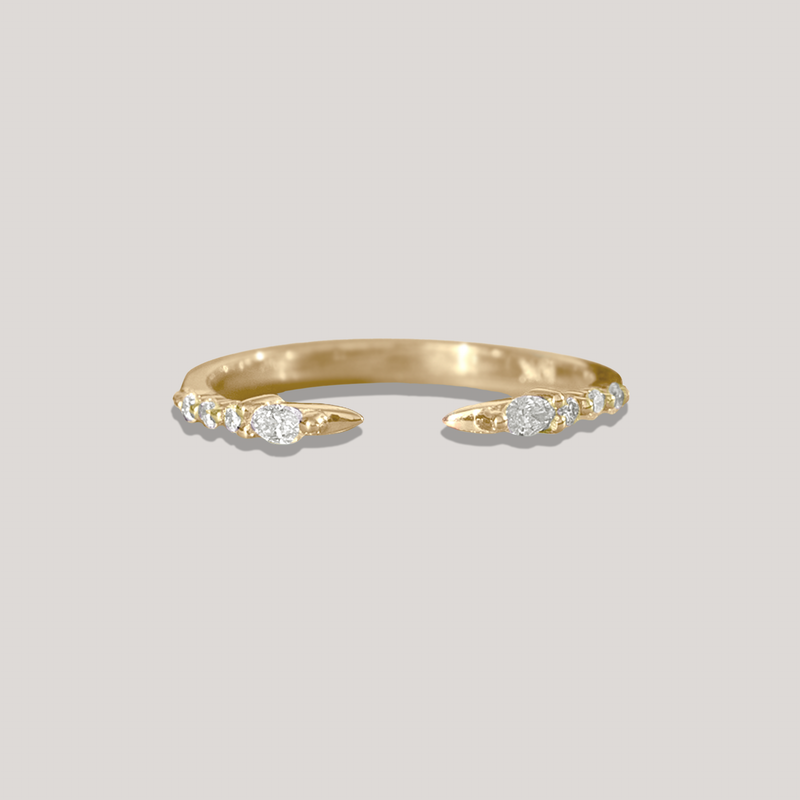 open cuff wedding ring