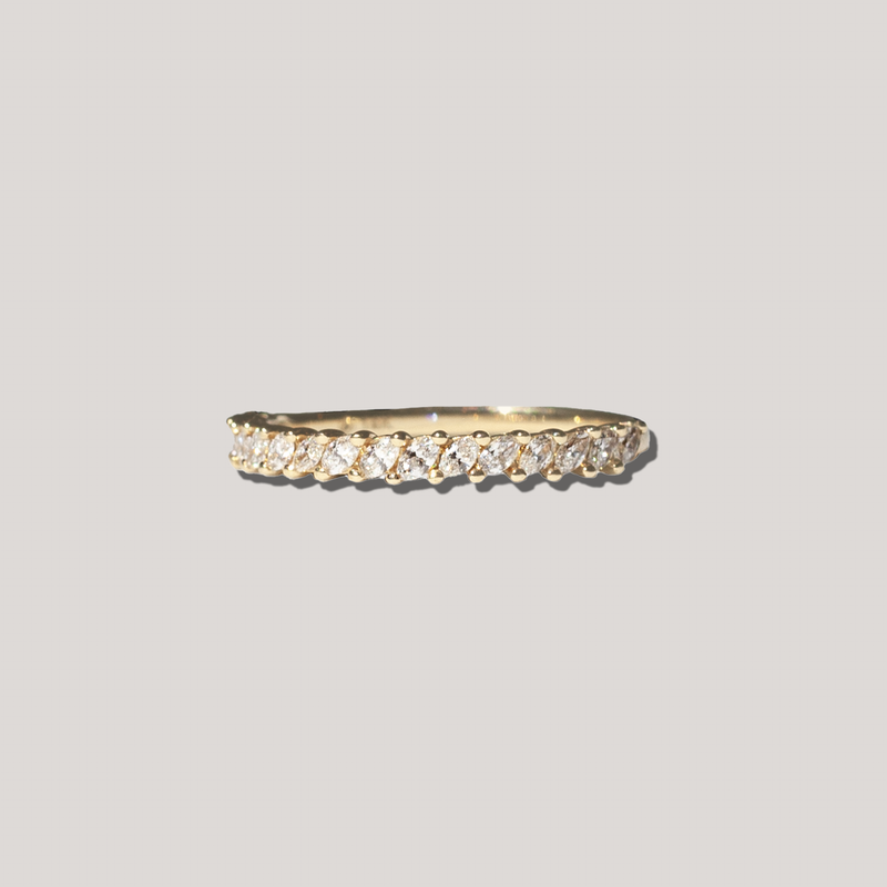 marquise stackable wedding ring