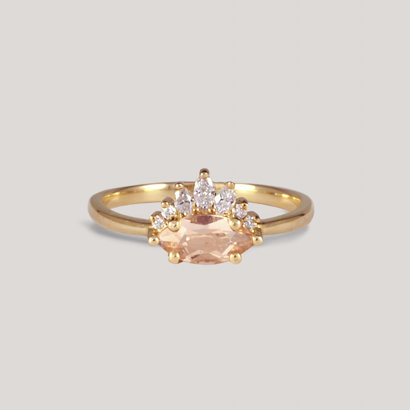 morganite engagement ring