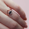 black diamond marquise engagement ring