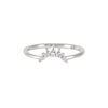 diamond crown wedding band