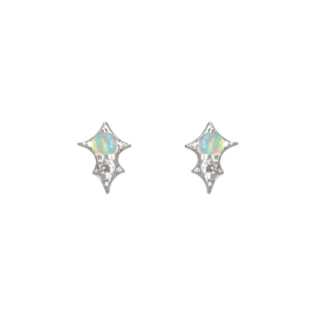 starburst diamond earrings