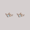 diamond cluster earrings