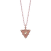 gold triangle pendant