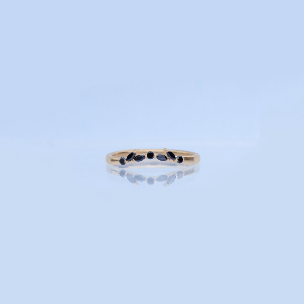 black diamond ring