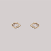 evil eye earrings gold