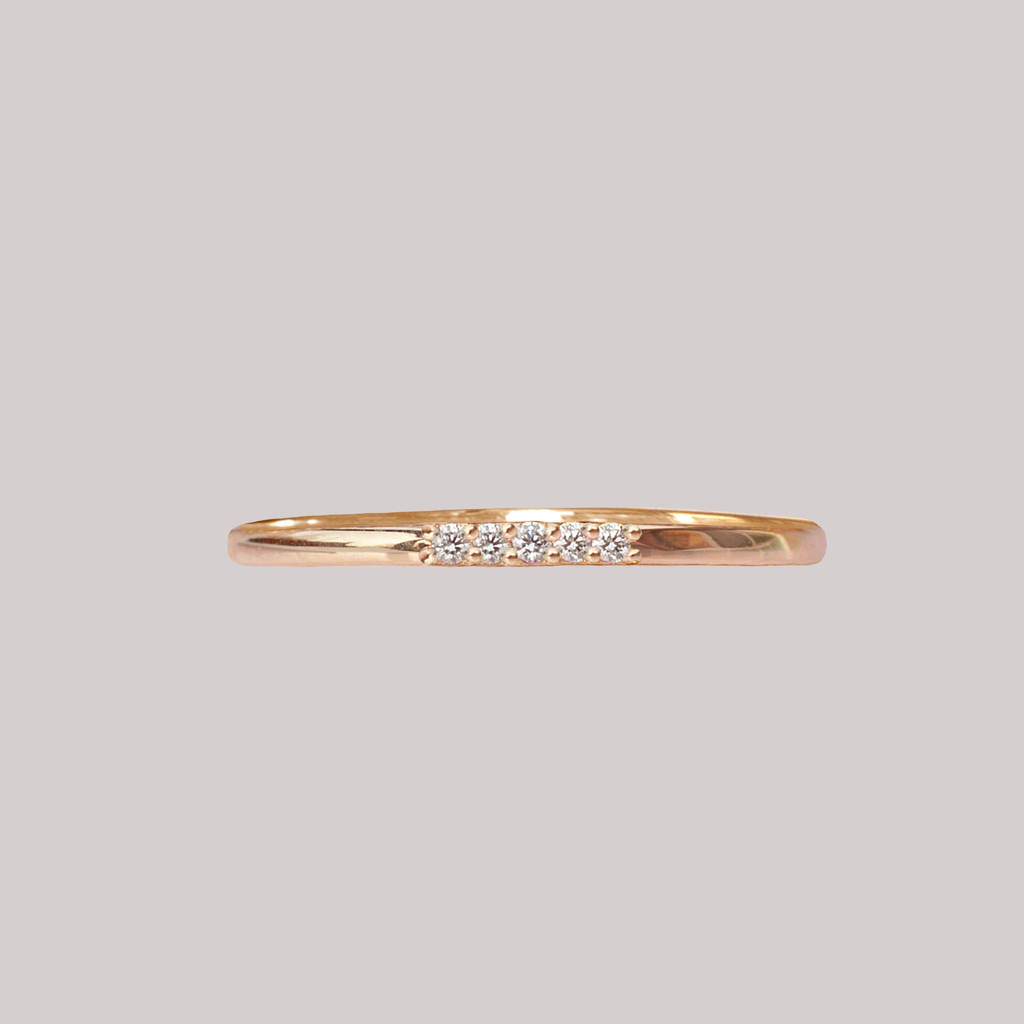 diamond stack ring