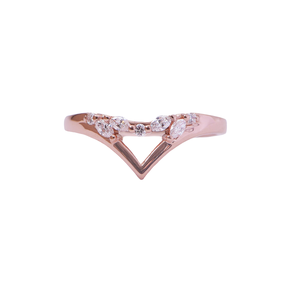 v shaped ring