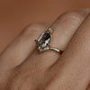 pear shaped diamond engagement ring