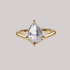 pear shaped diamond engagement ring